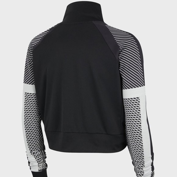 Nike Pro Cropped Knit Zip Up Jacket High Neck - Picture 7 of 14